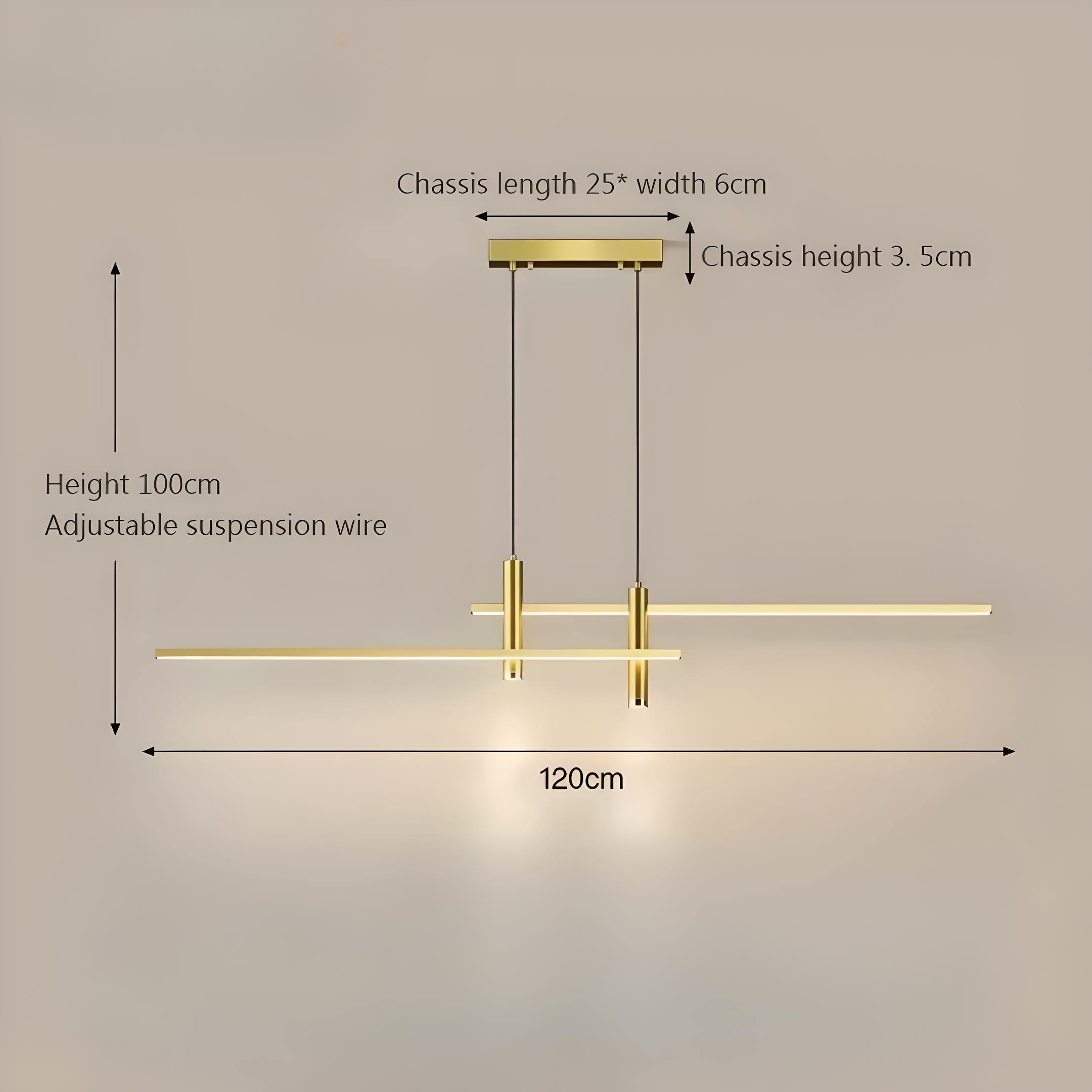 Caelus | Modern LED Ceiling Pendant for Dining Table and Living Room | Deretia