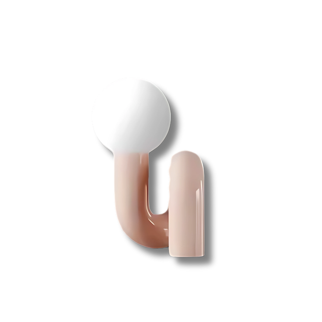 Liora Nordic Glas Tischlampe | Postmoderne Ambientebeleuchtung | Deretia