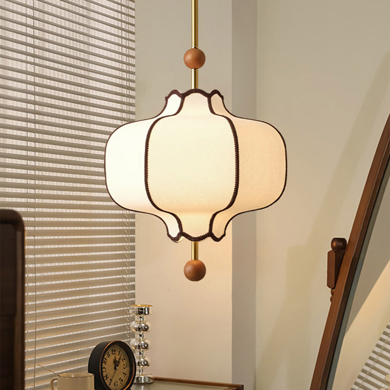 Vespera Lantern Pendant Lamp Scandinavian Soft Fabric
