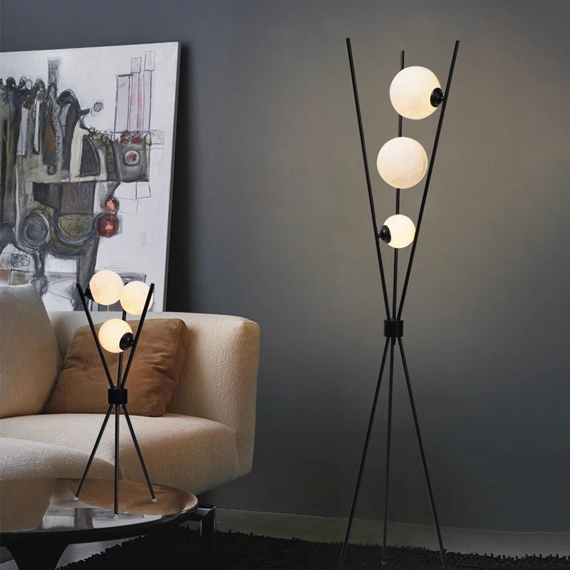 NyraMoon Dual Moon Floor and Table Lamp