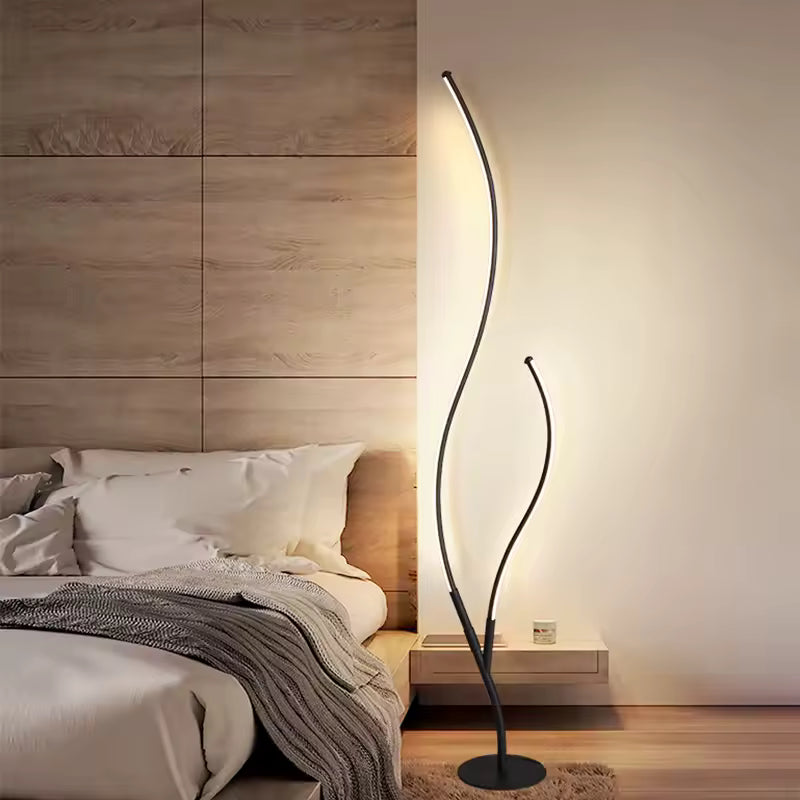 Aeron Tree Style LED Floor Lamp With RGB And Remote | Deretia