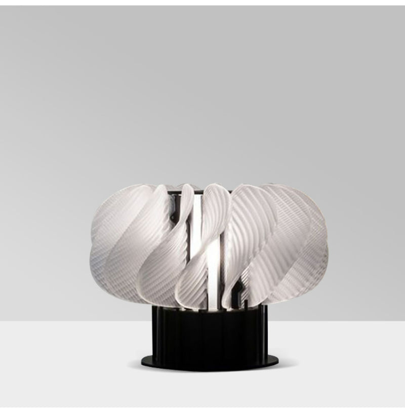 Vesari | Modern Minimalist LED Table Lamp, Black Base