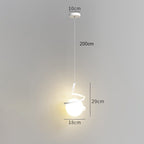 AstraNova Glas Pendelleuchte Nordic LED Deckenleuchte | Deretia