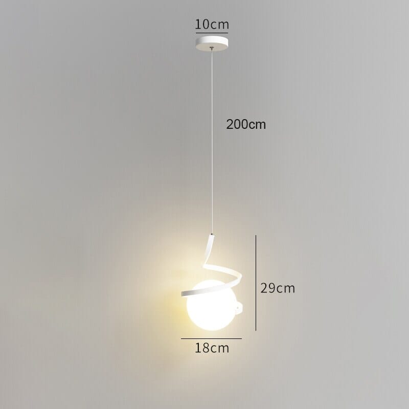 AstraNova Glas Pendelleuchte Nordic LED Deckenleuchte | Deretia