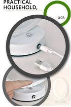 Moderne LED rund bordlampe energieffektiv skrivebordslampe