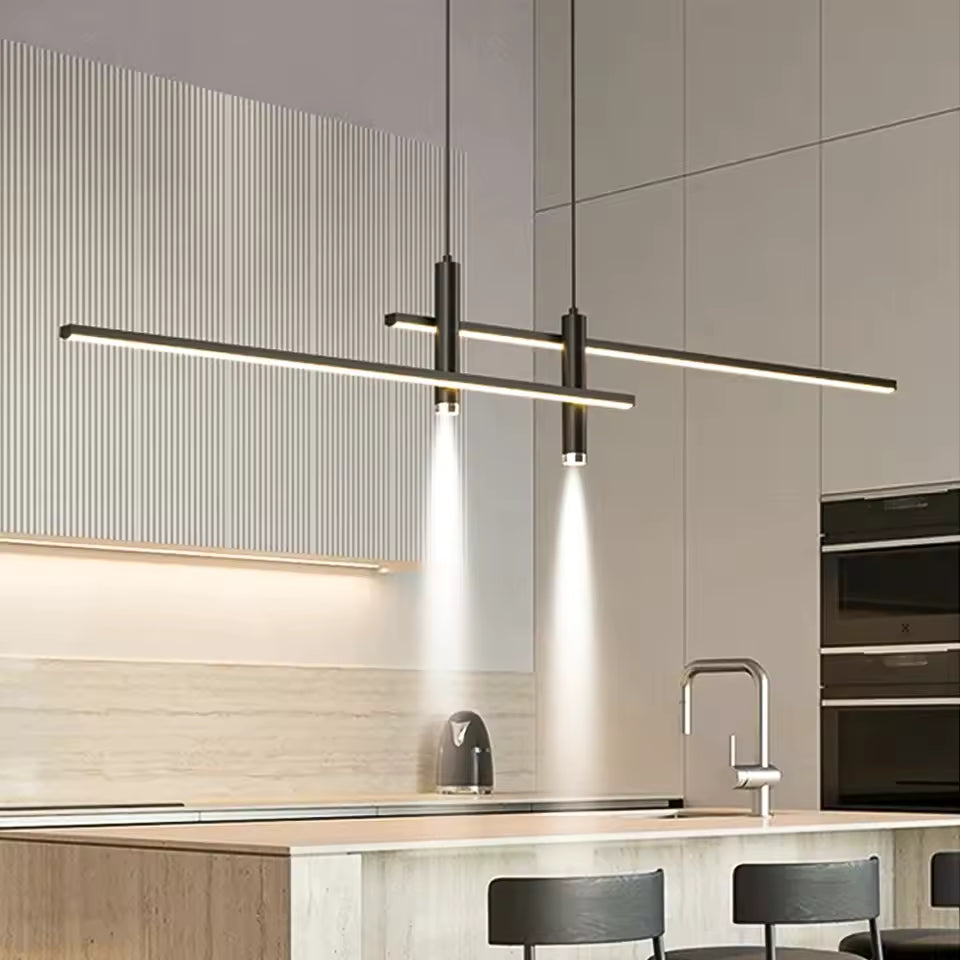 Caelus | Modern LED Ceiling Pendant for Dining Table and Living Room | Deretia