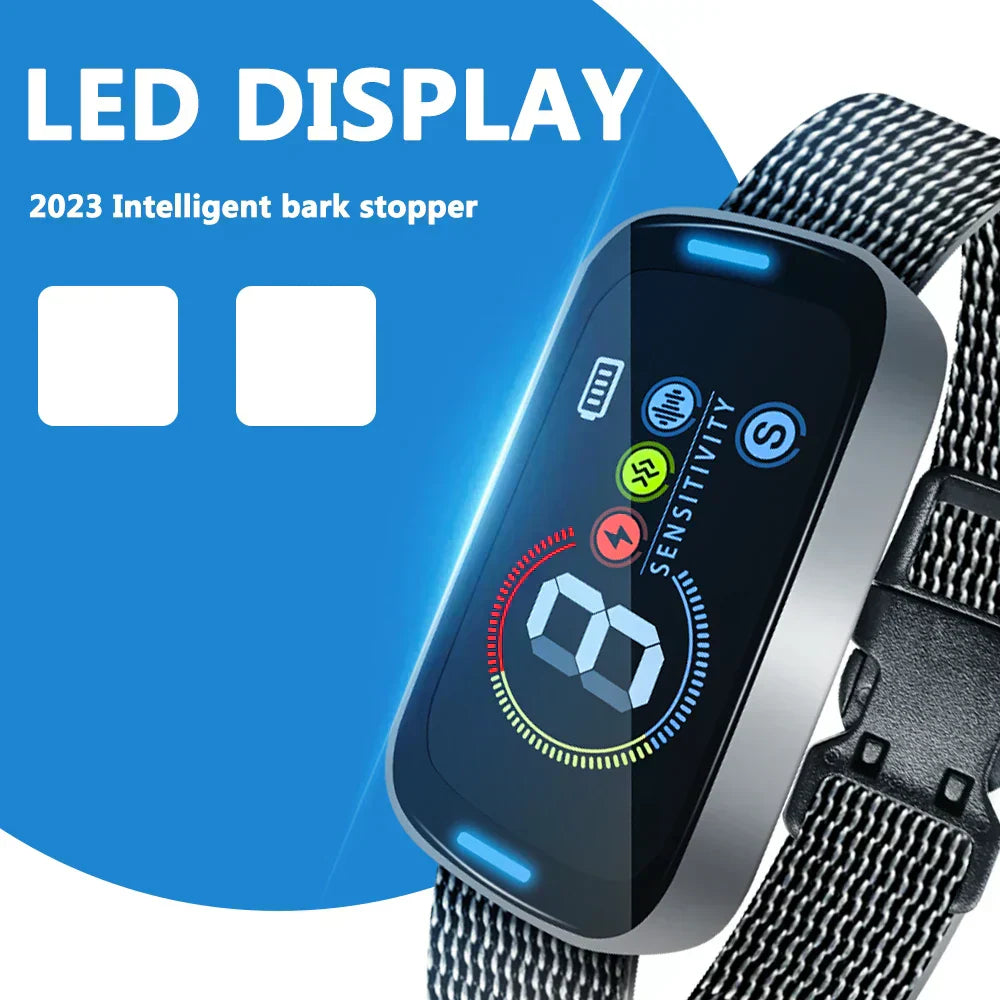 Collier Anti-Aboiement CalmPup pour Tous Chiens Rechargeable et Respectueux