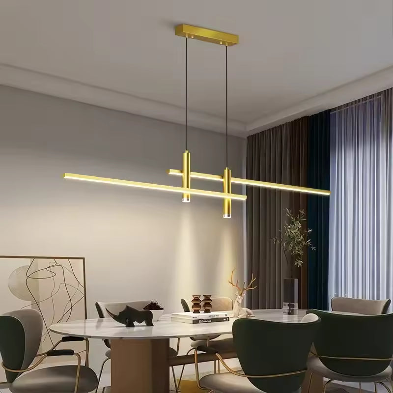 Caelus | Modern LED Ceiling Pendant for Dining Table and Living Room | Deretia