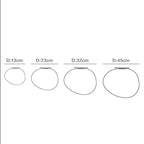 Pebblea Wall Lamp Water Inspired Pebble Shaped Light in Four Sizes