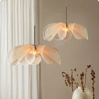 Aurei | Vintage Japanese-Inspired Pendant Light With Soft Fabric Shade | Deretia