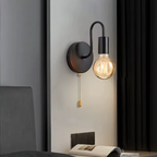 Ravena | Modern Wall Sconce in Black Iron | Deretia