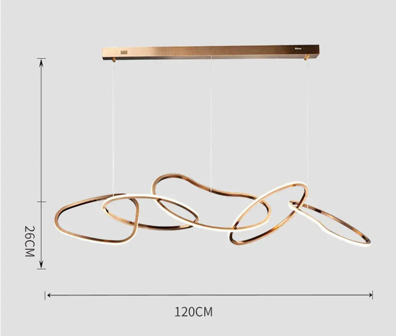 Moderní závěsná svítidla s kabelem s možností stmívání pomocí dálkového ovládání nebo dotykového ovládání