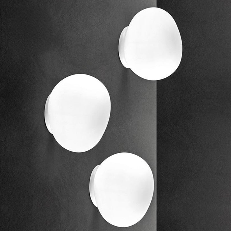 Pebblea Wall Lamp Water Inspired Pebble Shaped Light in Four Sizes