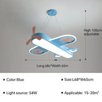 ثريا طائرة إيرولايت الصغيرة ذات مصابيح LED لغرفة نوم الأطفال