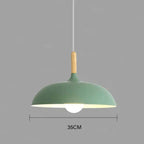 Scandinavian oak ceiling light 4