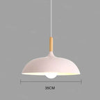Scandinavian oak ceiling light 5