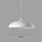 Scandinavian oak ceiling light 6