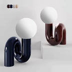 Lysaro | Nordic Glass Desk Lamp in Postmodern Style for Bedrooms, Hotels and Studies | Deretia