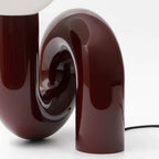 Lysaro | Nordic Glass Desk Lamp in Postmodern Style for Bedrooms, Hotels and Studies | Deretia