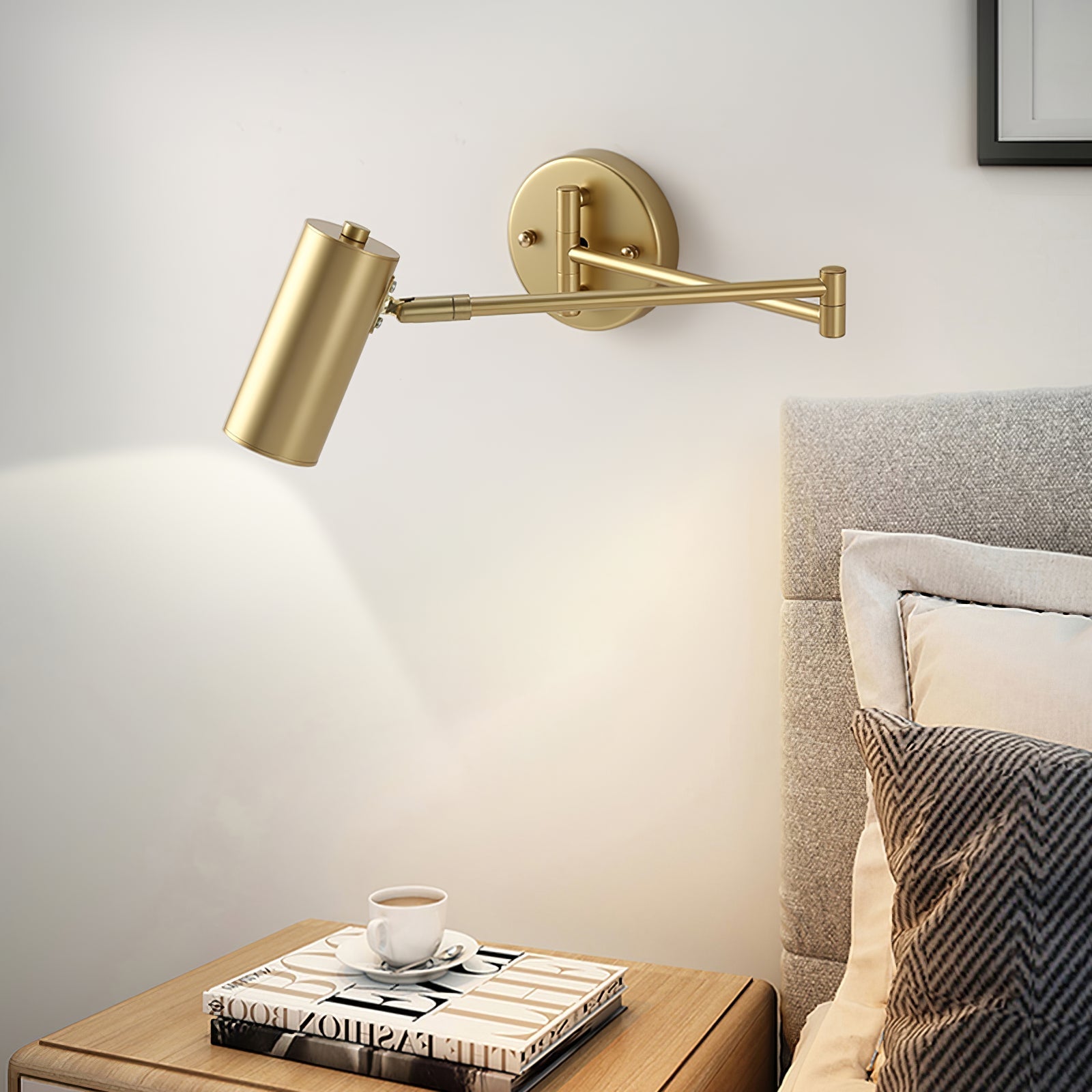 VeroLux Adjustable Modern Metal Wall Lamp For Bedside