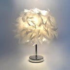 Nivara Feather Table Lamp With Modern Soft Ambient Glow | Deretia