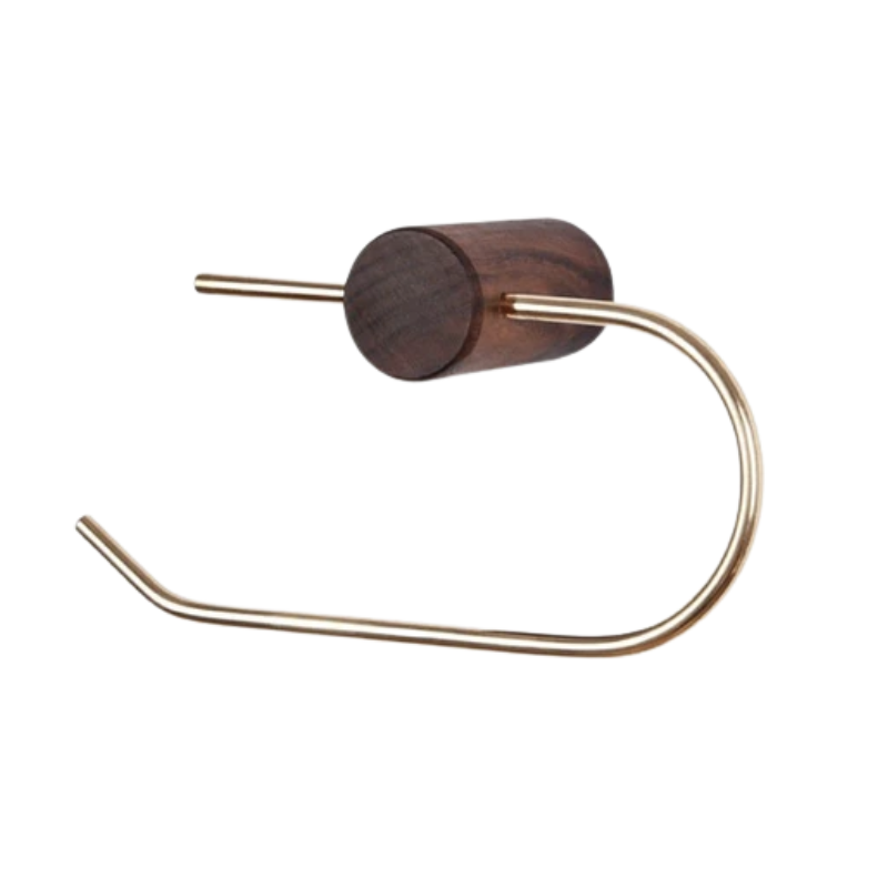 Suport metalic minimalist AeroLine pentru hârtie igienică, pentru expunerea rolei