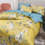 طقم غطاء لحاف بوهيمي شرقي من القطن المصري ٥٠٠ خيط