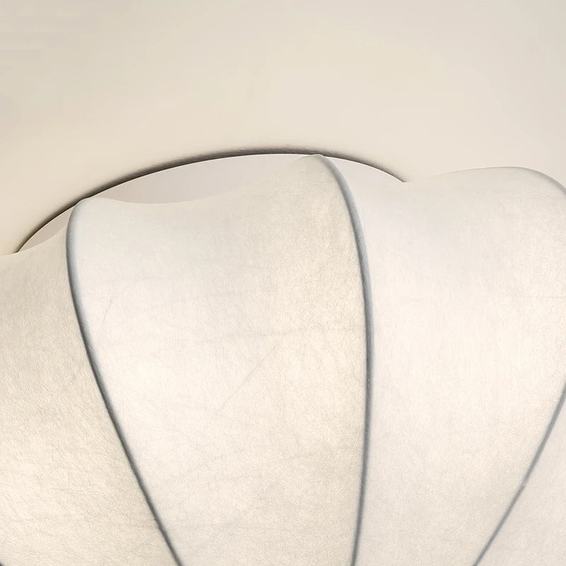 Kireli Silk Ceiling Light With Japanese Inspired Warm Glow | Deretia