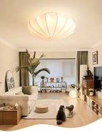 Kireli Silk Ceiling Light With Japanese Inspired Warm Glow | Deretia