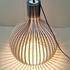 AuroraOak Rustic Wood Pendant Light for Cozy Homes | Deretia