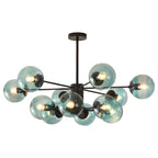 Lyra Bubble Chandelier Iron and Glass 12 Bulbs Included | Deretia