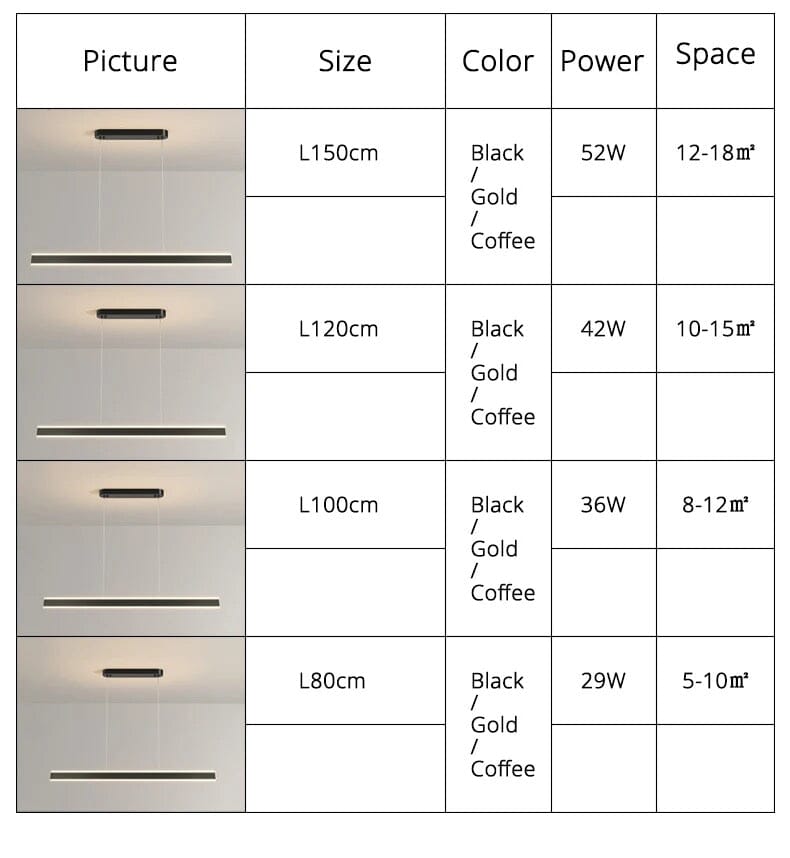 Astrae | Moderne Minimalistische LED Pendelleuchte für Räume | Deretia