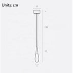 Aurelia Golden Droplet Pendelleuchte mit Kristalleffekt | Deretia