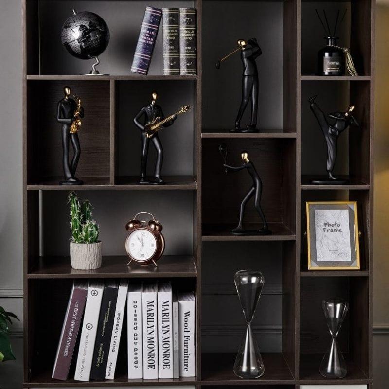 Figurină decorativă vintage Harlen pentru raft, accent pentru casă