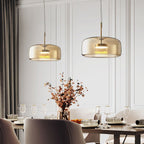 Sylora Glass Pendant Light for Bedroom and Living Room